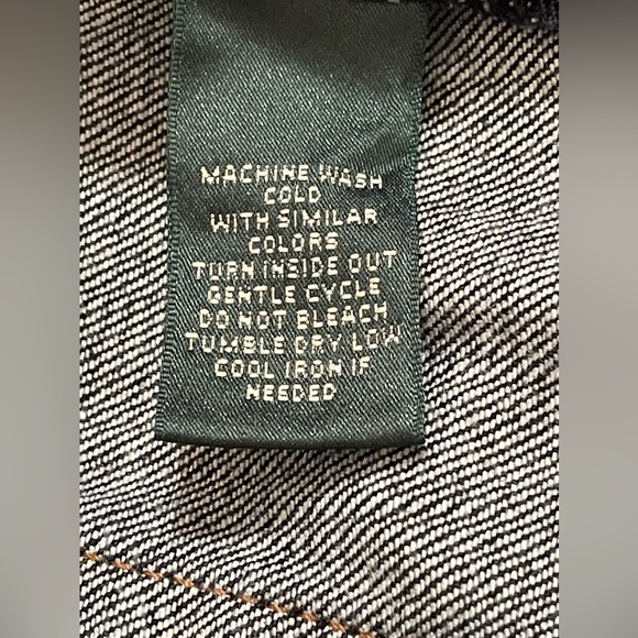 Lauren Jeans Co. R. Lauren Classic Boot Cut Stretch. Dark Wash .Size 16 X 31 NEW - Picture 7 of 14